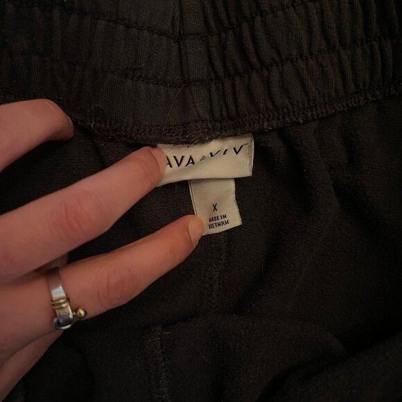 NWOT Ava & Viv Dark Gray Lounge Shorts Size X - Picture 2 of 2